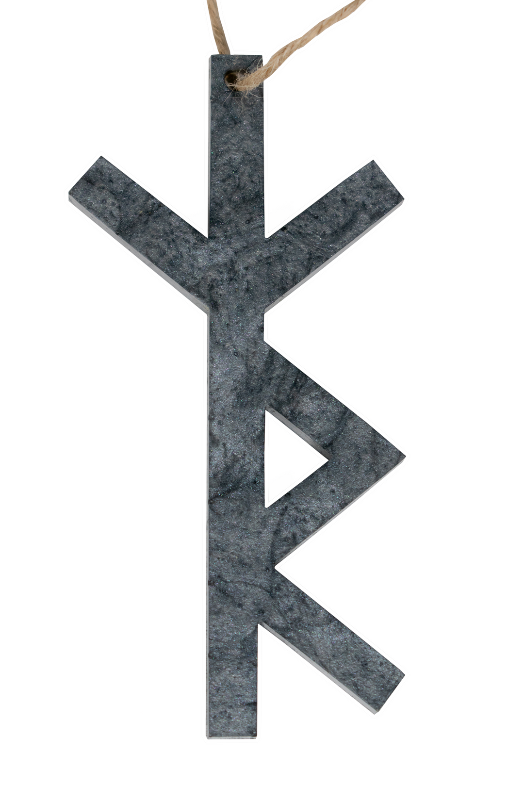 Safe Travels Protection Bindrune Talisman – Hand-Poured Resin