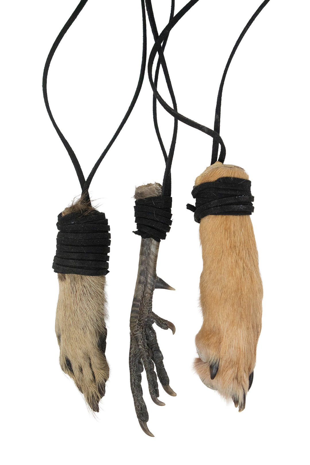 Leather Wrapped Oddities Talisman
