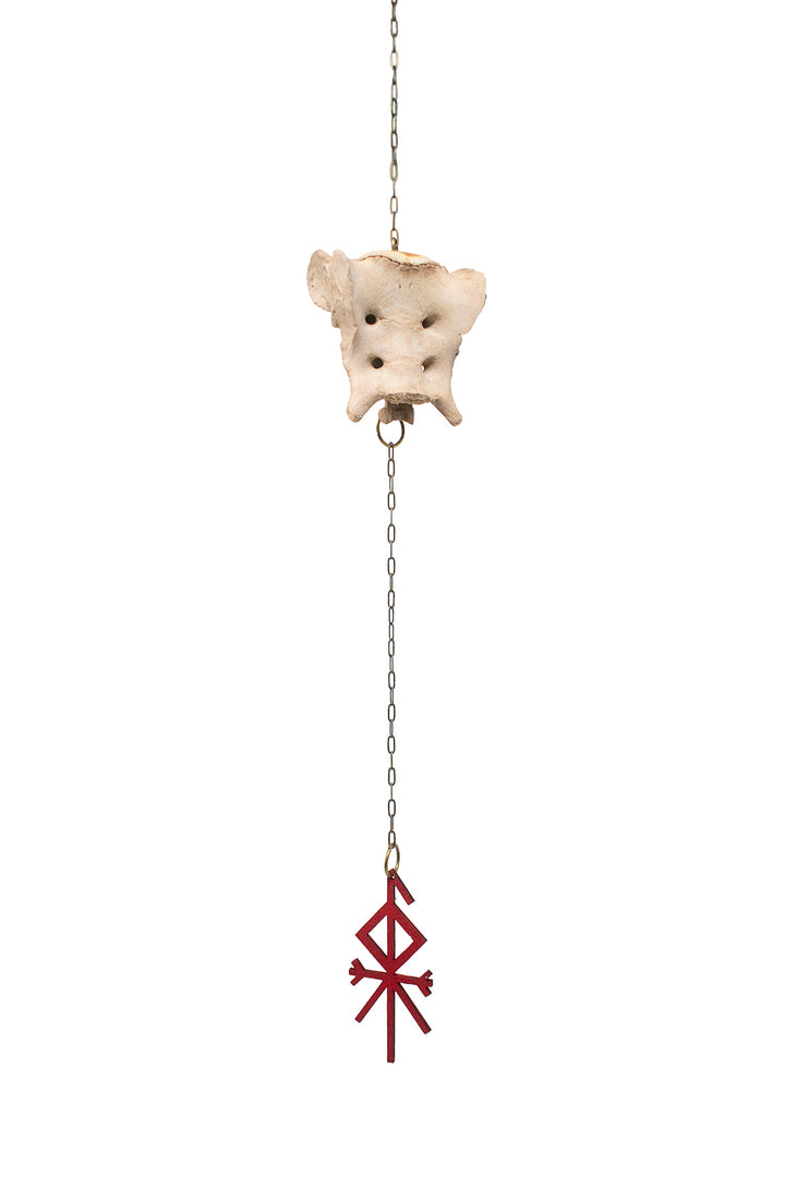 Deer Vertebra Loki Bindrune Chime