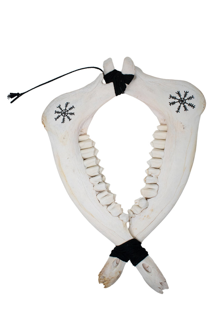 Elk Jawbone Helm of Awe Wind Chime