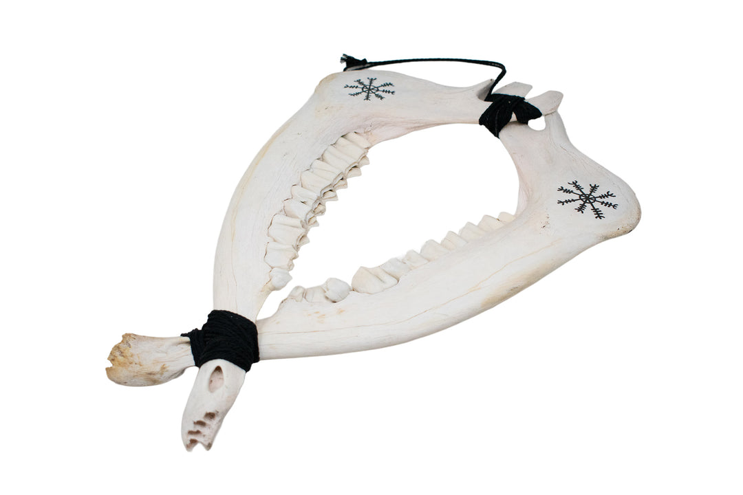 Elk Jawbone Helm of Awe Wind Chime