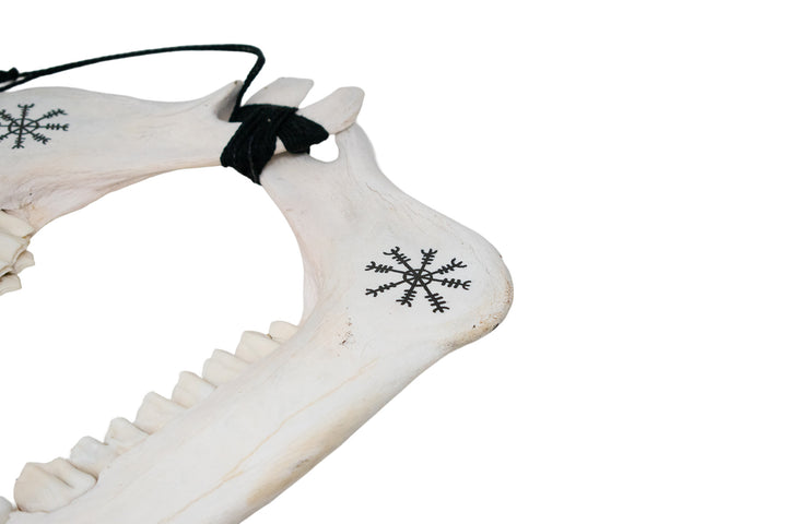 Elk Jawbone Helm of Awe Wind Chime