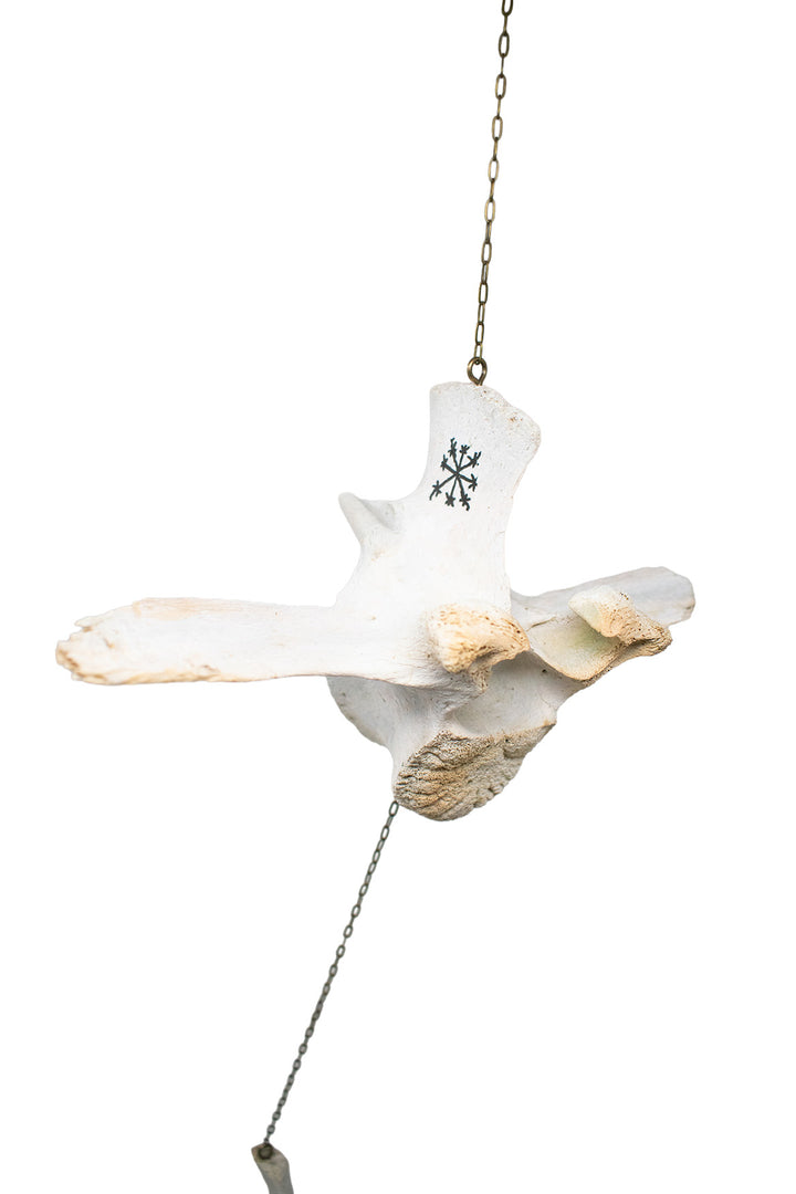 Cow Vertebra Icelandic Magical Stave Wind Chime