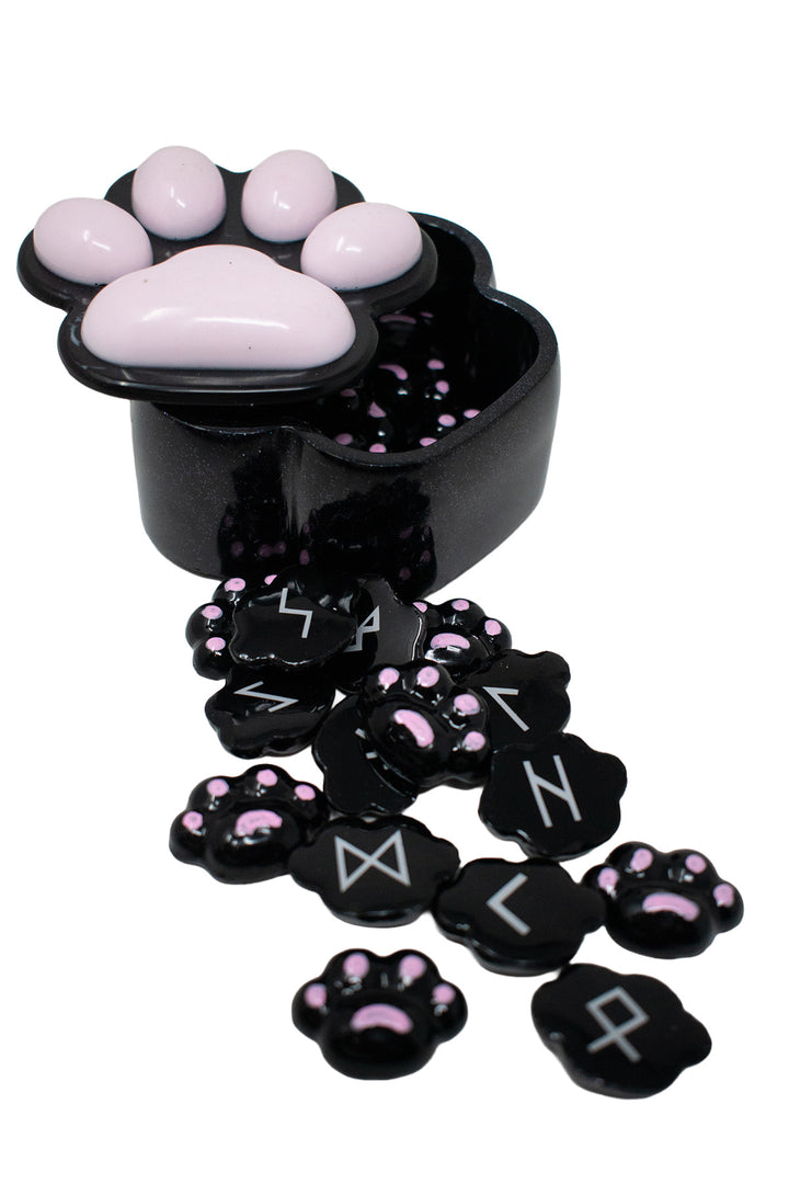 Witch's Familiar Rune Set with Storage Box