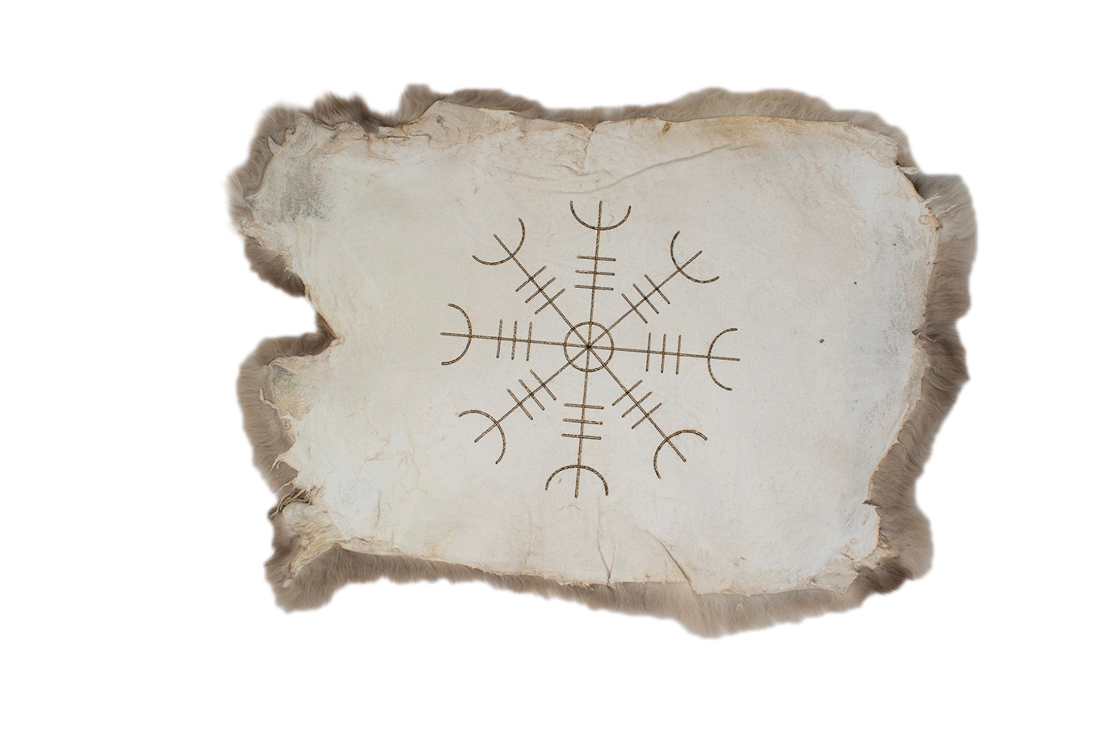 burnt rabbit hide altar cloth - Helm Of Awe