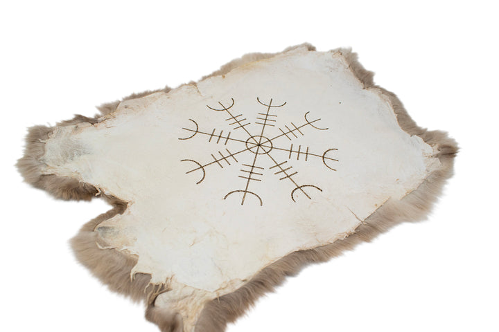 burnt rabbit hide altar cloth - Helm Of Awe