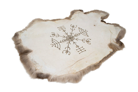 Image of burnt rabbit hide altar cloth - Veldismagn