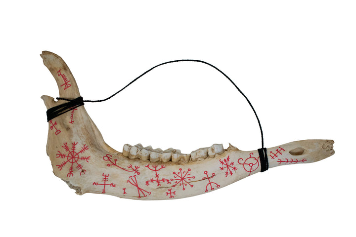 Hand Painted Bone Talismans