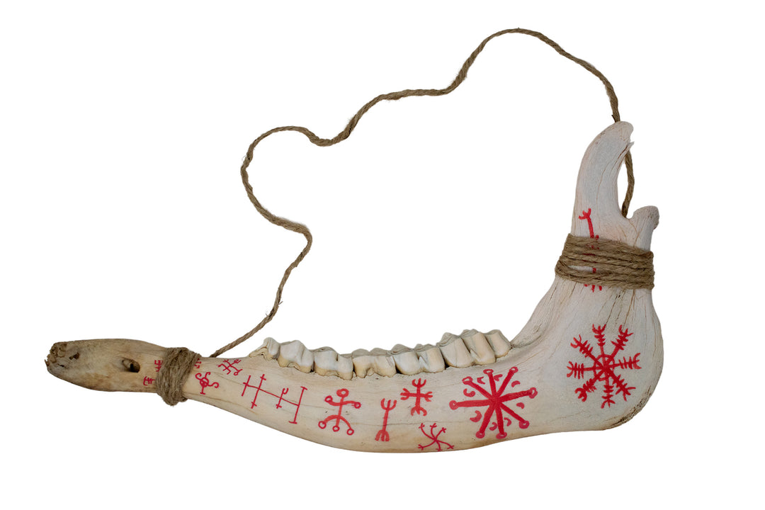 Hand Painted Bone Talismans