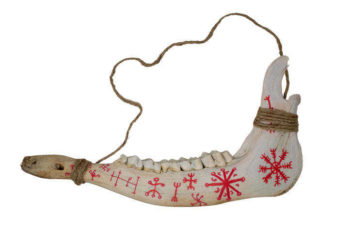 Hand Painted Bone Talismans