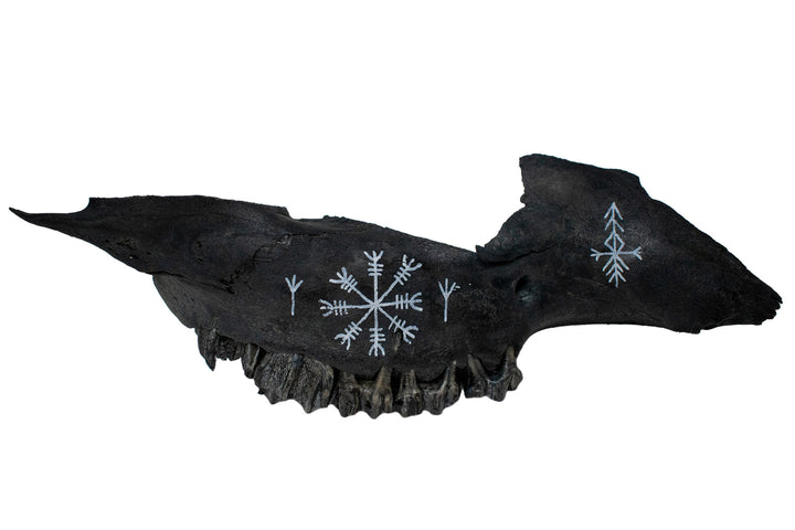 Blackened Jawbone Talismans
