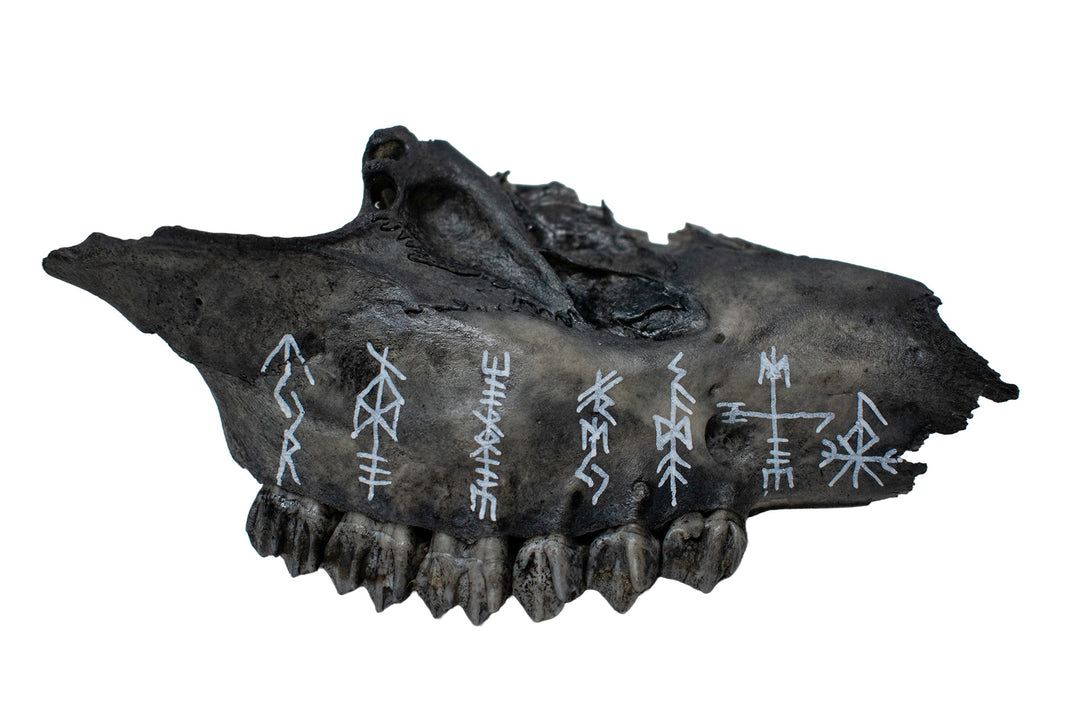 Blackened Jawbone Talismans