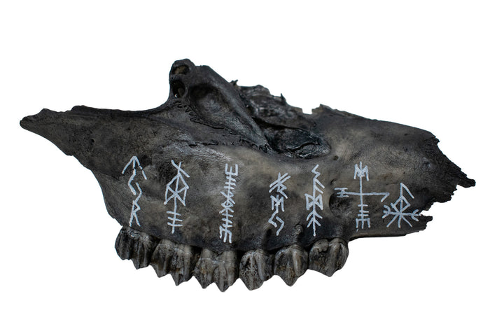 Blackened Jawbone Talismans