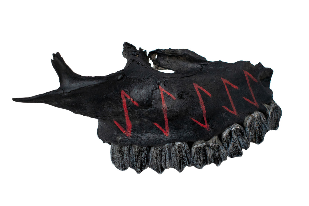 Blackened Jawbone Talismans
