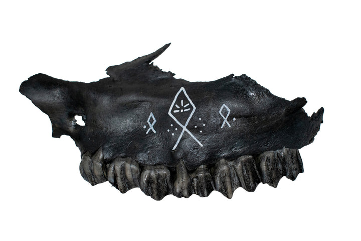 Blackened Jawbone Talismans