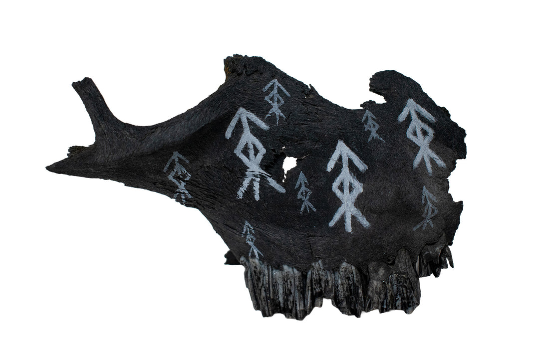Blackened Jawbone Talismans