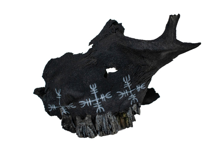 Blackened Jawbone Talismans