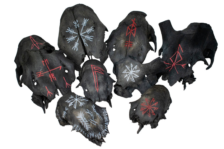 Blackened Skull Cap Talismans