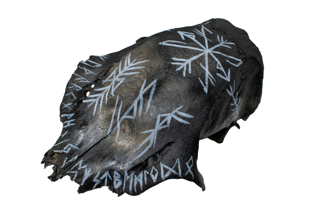 Blackened Skull Cap Talismans