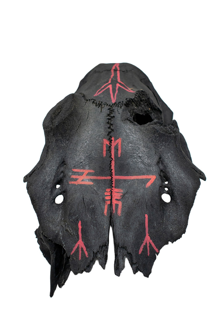 Blackened Skull Cap Talismans