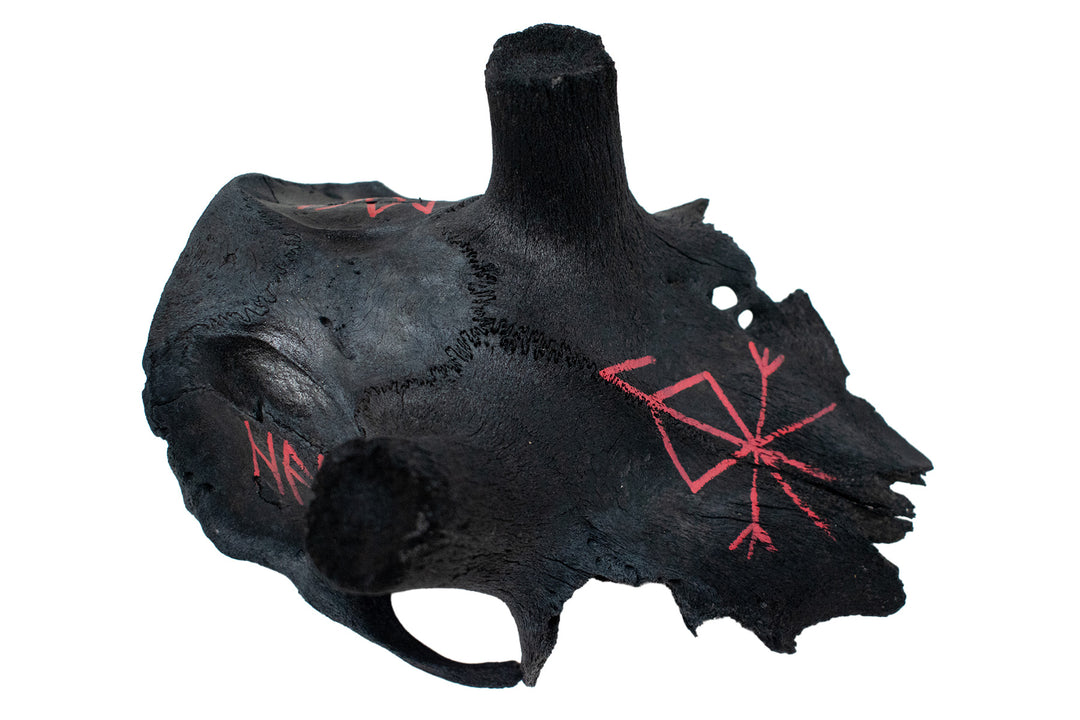 Blackened Skull Cap Talismans