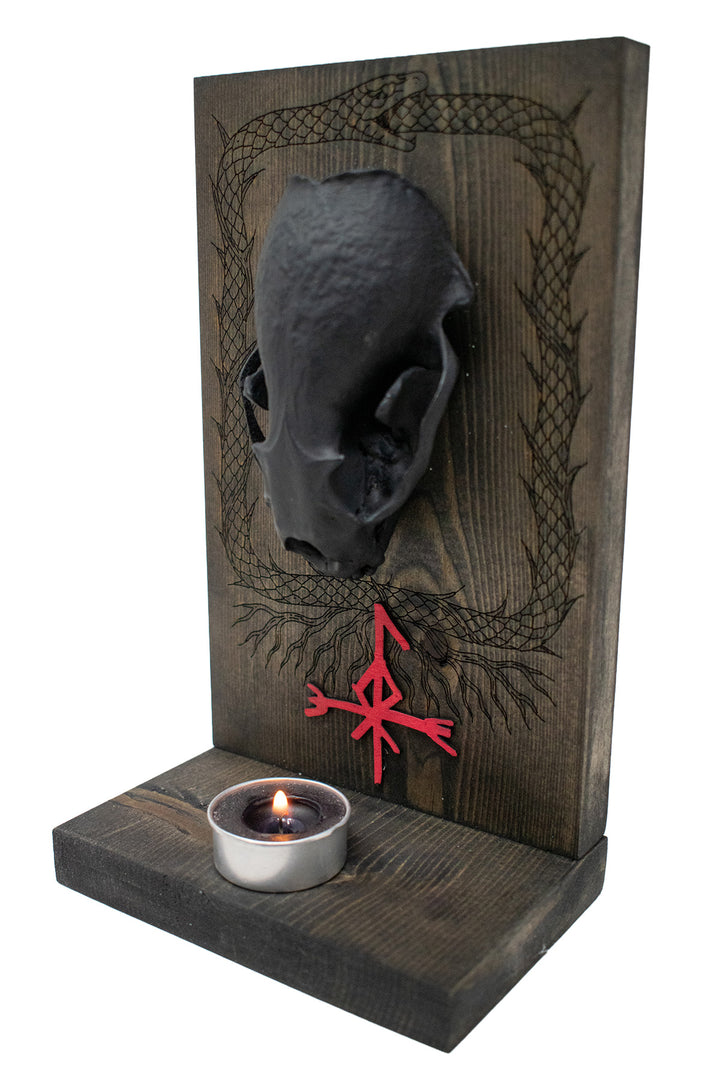 Badger Skull Loki Altar