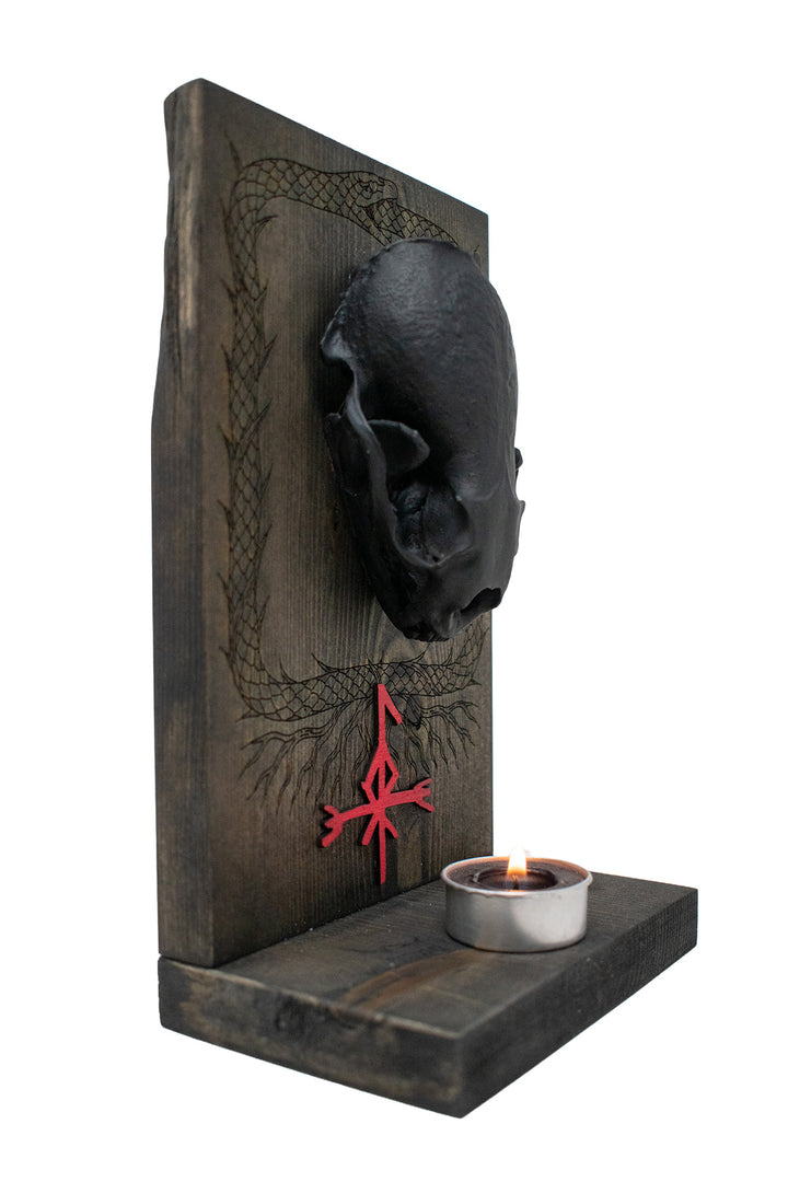 Badger Skull Loki Altar