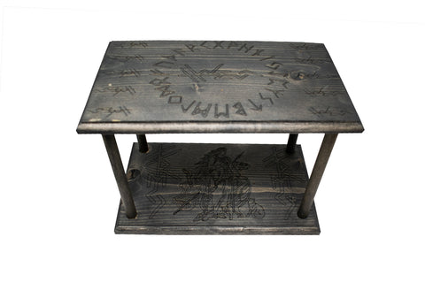 Image of Mausoleum Altar For Norse Goddess Freya With Pig Skull