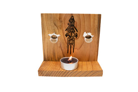 Coyote Vertebra Ancestral Wisdom Bindrune Altar