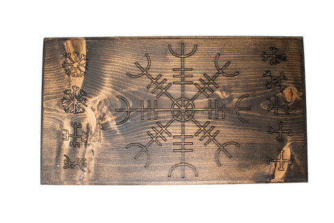 Image of Mausoleum Altar with Detachable Pig Skull and Protective Staves