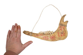 Icelandic Stave Deer Jawbone Talisman