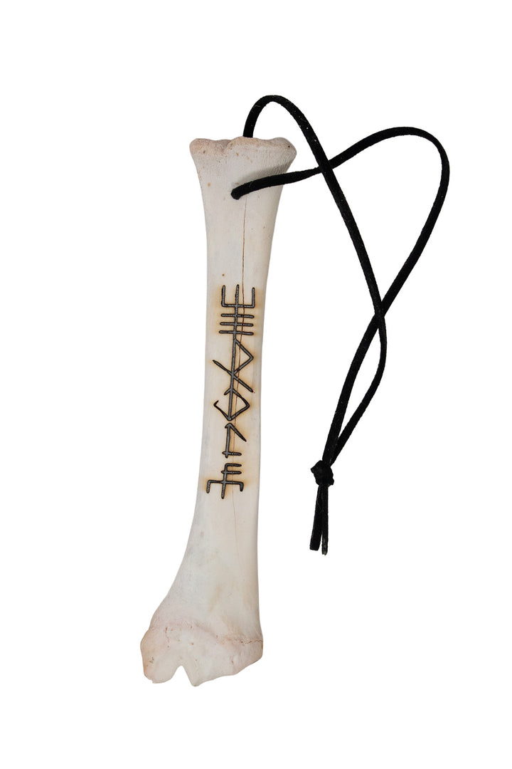 burned ritual leg bone talismans