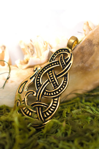 Image of Urnes Style Midgard Serpent Pendant Replica