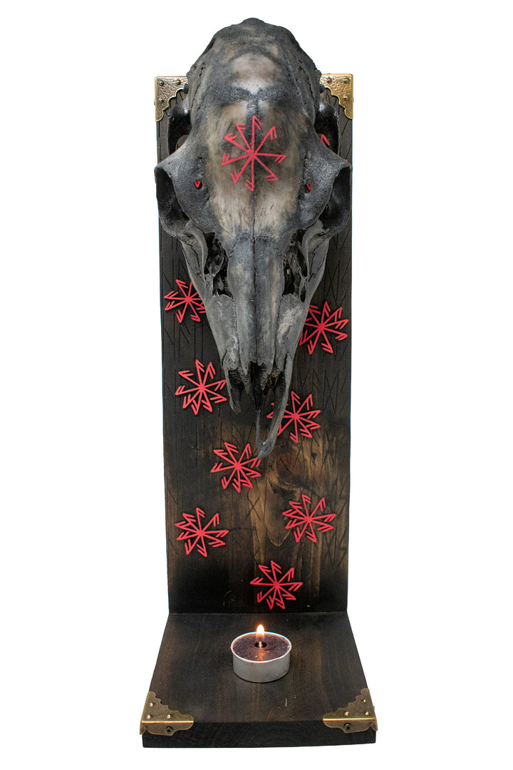 connection to the gods deer skull altar
