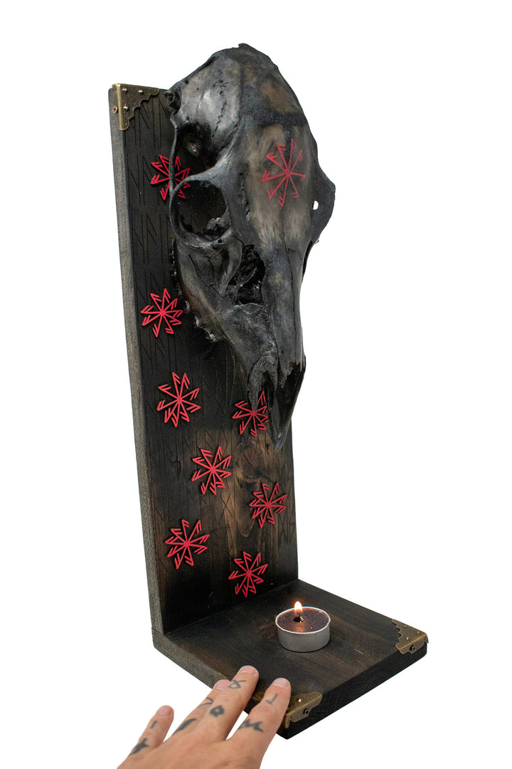 connection to the gods deer skull altar