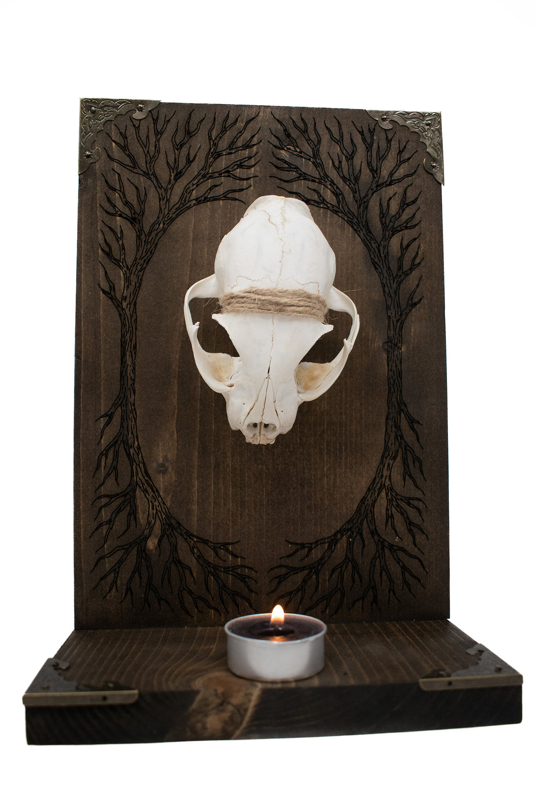 Yggdrasil Bobcat Skull Altar
