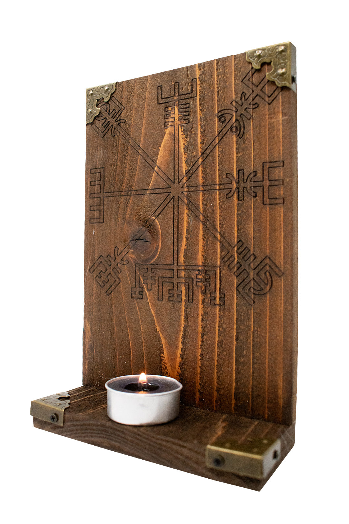 Cedar Vegvisir Altar