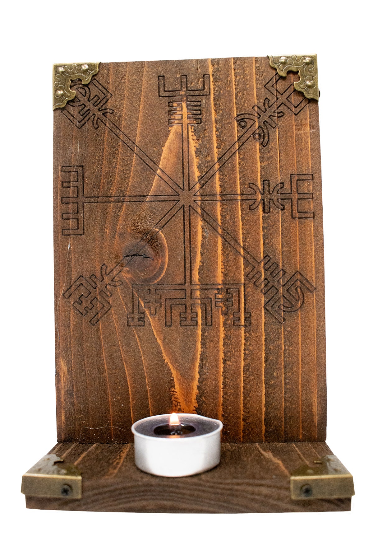 Cedar Vegvisir Altar