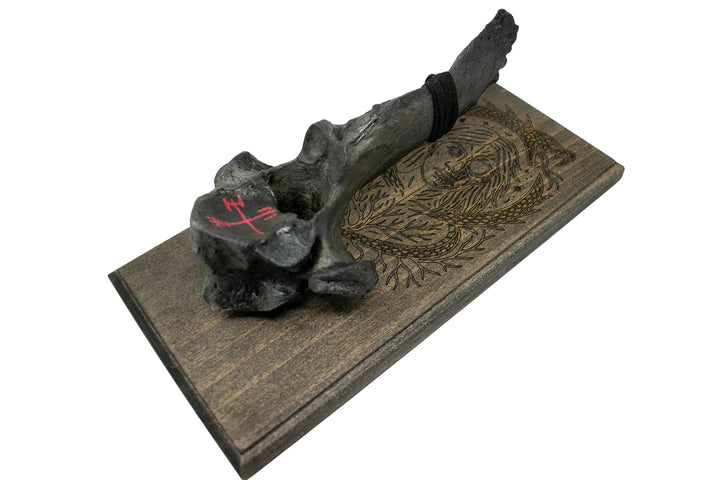 goddess hel cow vertebra wall hanger