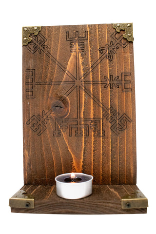 Image of Cedar Vegvisir Altar