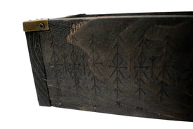 Home Protection Bindrune Rabbit Hide Lined Box