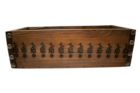 Image of Odin Bindrune Rabbit Hide Lined Box