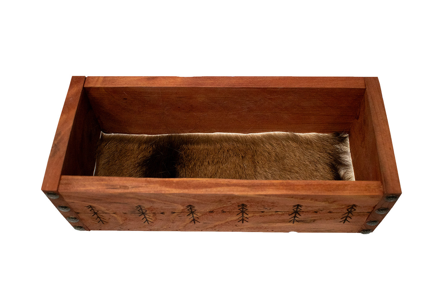 Home Protection Bindrune Goat Hide Lined Box