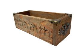Algiz Rune Rabbit Hide Lined Box