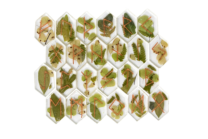 forest elder futhark rune set