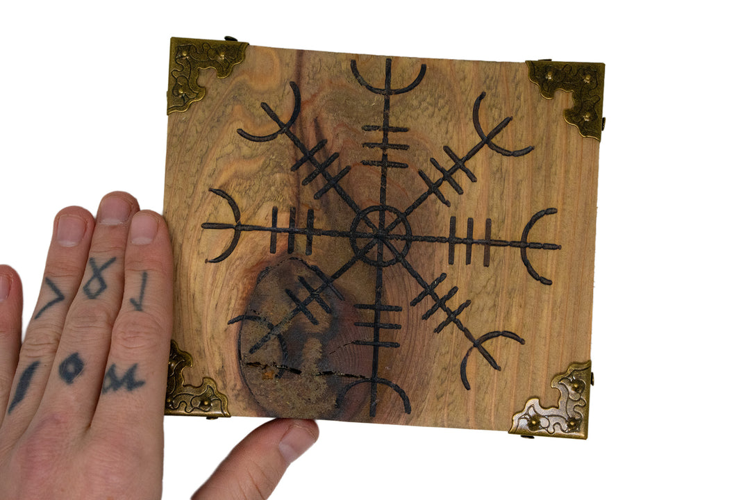 Helm Of Awe Cedar Wall Hanger