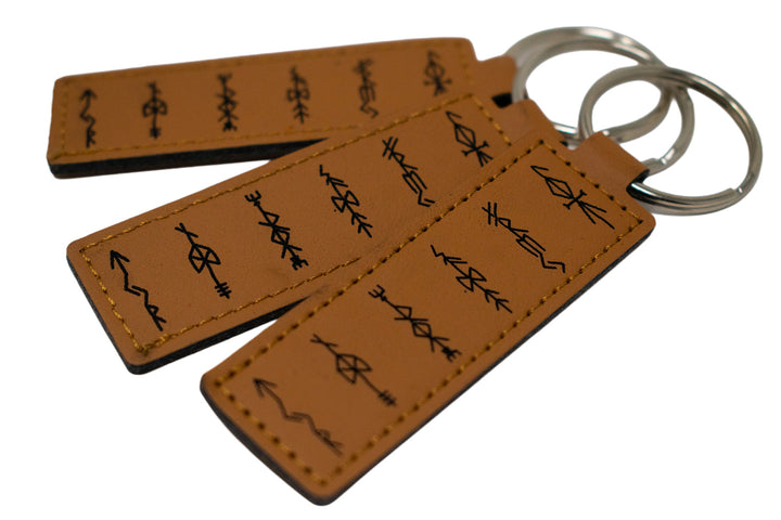 bindrunes of the norse gods keychain