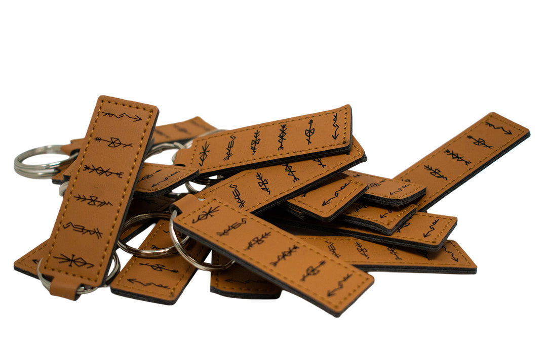 bindrunes of the norse gods keychain