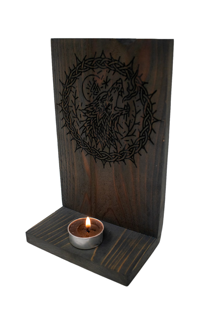 fenrir and valknut altar