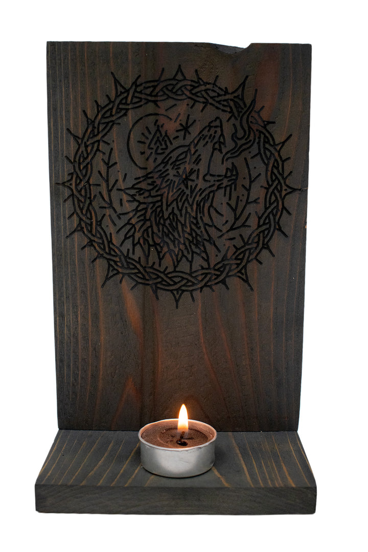 fenrir and valknut altar